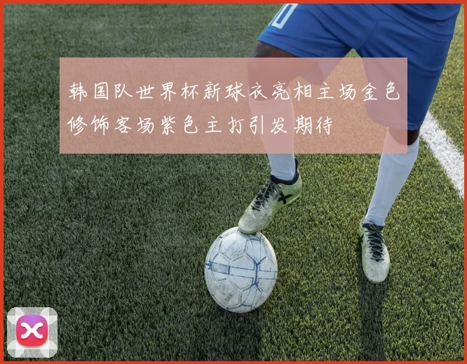 韩国队世界杯新球衣亮相主场金色修饰客场紫色主打引发期待